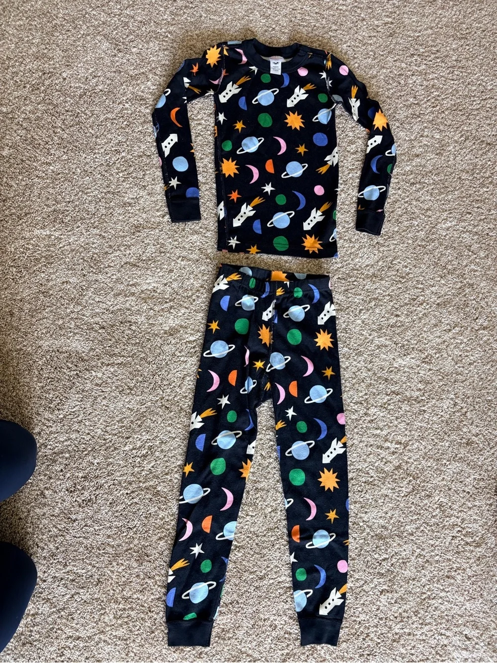 Hanna Andersson Space-Themed Pajama Set